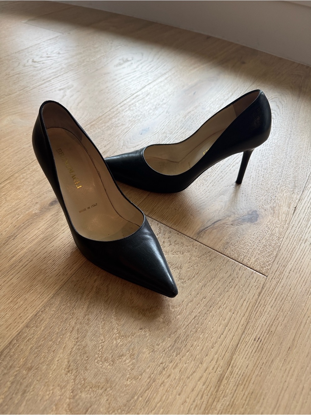 BRUNOMAGLI Tara Black Stiletto Pumps